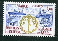 N°1874-1976-FRANCE-50 ANS OFFICIERS RESERVE ARMEE DE MER