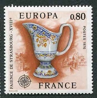 N°1877-1976-FRANCE-EUROPA-FAIENCE DE STRASBOURG