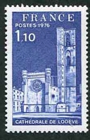 N°1902-1976-FRANCE-CATHEDRALE DE LODEVE