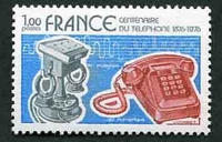 N°1905-1976-FRANCE-100 ANS 1ERE LIAISON TELEPHONIQUE