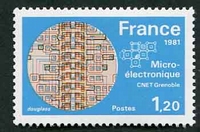 N°2126-1981-FRANCE-MICROELECTRONIQUE DU C.N.E.T.
