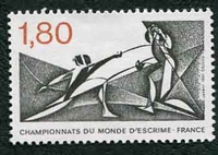 N°2147-1981-FRANCE-SPORT-CHAMP DU MONDE D'ESCRIME