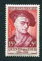 N°1110-1957-FRANCE-QUENTIN DE LA TOUR