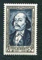 N°0930-1952-FRANCE-GUSTAVE FLAUBERT-8F+2F