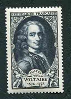 N°0854-1949-FRANCE-FRANCOIS MARIE AROUET DIT VOLTAIRE