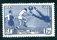N°0396-1938-FRANCE-3E COUPE MONDIALE DE FOOTBALL