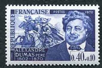 N°1628-1970-FRANCE-ALEXANDRE DUMAS