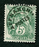 N°041-1922-FRANCE-TYPE BLANC-5C-VERT