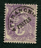 N°043-1922-FRANCE-SEMEUSE-10C-VIOLET