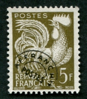 N°107-1957-FRANCE-COQ GAULOIS-5F