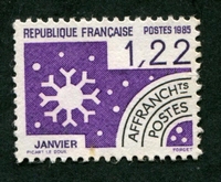 N°186-1985-FRANCE-MOIS DE JANVIER