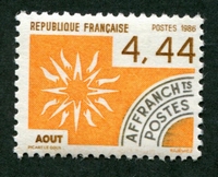 N°193-1986-FRANCE-MOIS D'AOUT-4F44