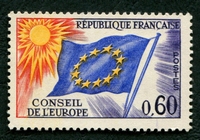 N°034-1963-FRANCE-CONSEIL DE L'EUROPE-60C