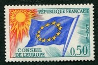 N°033-1963-FRANCE-CONSEIL DE L'EUROPE-50C