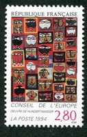 N°112-1994-FRANCE-CONSEIL DE L'EUROPE-36 TETES-2F80