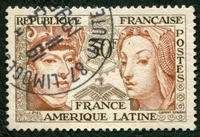 N°1060-1956-FRANCE-AMITIES FRANCE-AMERIQUE LATINE