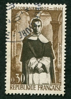 N°1287-1961-FRANCE-JEAN BAPTISTE HENRI DE LACORDAIRE