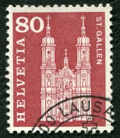 N°0655-1960-SUISSE-CATHEDRALE DE SAINT GALL