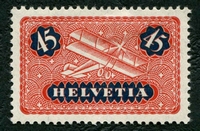 N°08-1923-SUISSE-45C-ROUGE ET BLEU NOIR