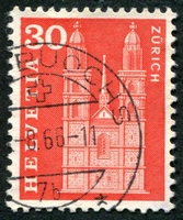 N°0648-1960-SUISSE-CATHEDRALE DE ZURICH