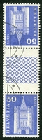 N°0651C-1960-SUISSE-PORTE ST PAUL-BALE-TETE BECHE ET PONT
