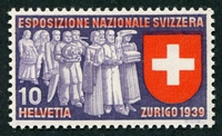 N°0320-1939-SUISSE-EXPOSITION NATIONALE DE ZURICH