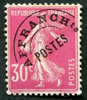 N°059-1922-FRANCE-SEMEUSE-30C-ROSE