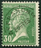 N°066-1922-FRANCE-TYPE PASTEUR-30C-VERT