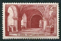 N°0661-1944-FRANCE-CRYPTE BASILIQUE ST DENIS-2F40 BRUN ROUGE