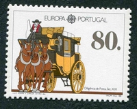 N°1731-1988-PORT-EUROPA-DILIGNECE POSTALE 19E SIECLE-80E