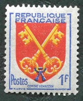 N°1047-1955-FRANCE-COMTAT VENAISSIN-1F