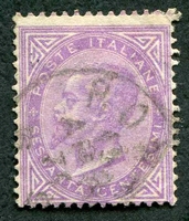 N°0020-1863-ITALIE-VICTOR EMMANUEL II-60C-VIOLET