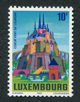 N°1035-1983-LUXEMBOURG-LUXEMBOURG COEUR VERT DE L'EUROPE