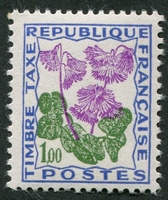 N°102-1964-FRANCE-FLEUR-SOLDANELLE DES ALPES-1F