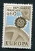 N°1522-1967-FRANCE-EUROPA-60C-BRUN BLEU 