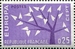 N°1358-1962-FRANCE-EUROPA-25C-LILAS 