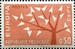 N°1359-1962-FRANCE-EUROPA-50C-ROUGE BRIQUE 