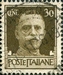 N°0230-1929-ITALIE-VICTOR EMMANUEL III-30C-SEPIA 