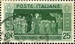 N°0245-1929-ITALIE-MORT DE ST BENOIT-25C-VERT FONCE 