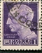 N°0468-1945-ITALIE-JULES CESAR-1L-VIOLET 