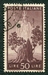 N°0502-1945-ITALIE-ITALIA-50L-BRUN LILAS 