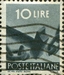 N°0496-1945-ITALIE-BRIS DE CHAINE-10L-GRIS 