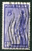 N°0540-1949-ITALIE-RECONSTRUCTION EUROPE-15L-VIOLET 