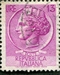 N°0650A-1953-ITALIE-MONNAIE SYRACUSAINE-13L-ROSE LILAS 