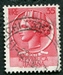 N°0653-1953-ITALIE-MONNAIE SYRACUSAINE-35L-ROSE CARMINE 