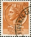 N°0655-1953-ITALIE-MONNAIE SYRACUSAINE-80L-BRUN ORANGE 