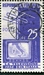 N°0672-1954-ITALIE-MISE EN SERVICE TELEVISION-25L-VIOLET 