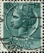 N°0712-1955-ITALIE-MONNAIE SYRACUSAINE-12L-VERT FONCE 