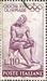 N°0818-1960-ITALIE-J.O.ROME-STATUE BOXEUR ASSIS-110L 