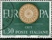 N°0822-1960-ITALIE-EUROPA-30L-VERT FONCE 